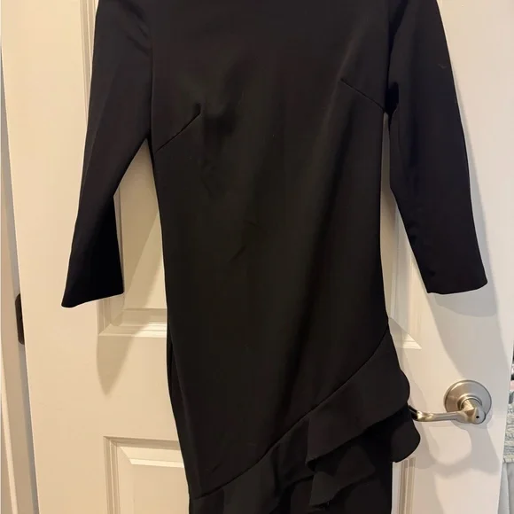 Calvin Klein Black Asymmetrical Dress - Picture 2 of 7